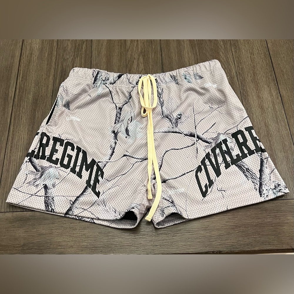 Civil Regime Limited Edition Mesh Camo Shorts